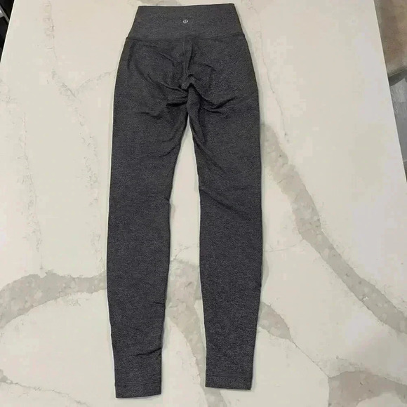 Lululemon Women Wunder Under HR 7/8 Tight *SE Tech Luxtreme Gray Women’s Size 4 - Picture 4 of 7